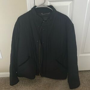 Men's J Crew Black Quilted Jacket